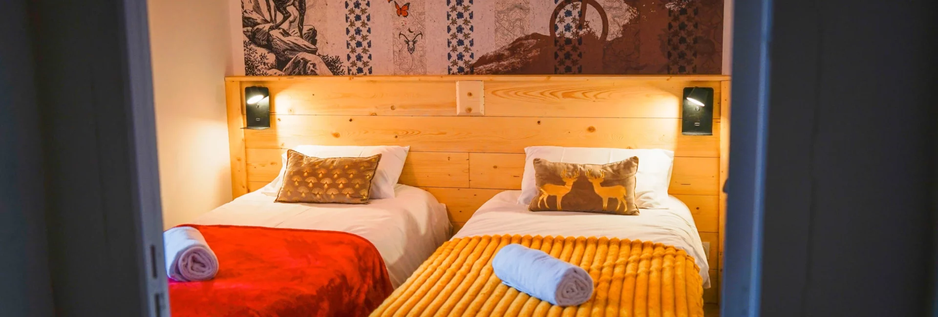 Photo d'une chambre au lodge du Petit Cerf
