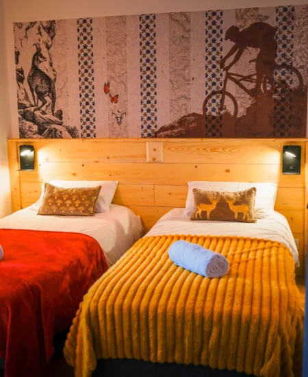 Photo d'une chambre au lodge du Petit Cerf