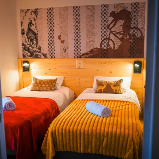 Photo d'une chambre au lodge du Petit Cerf